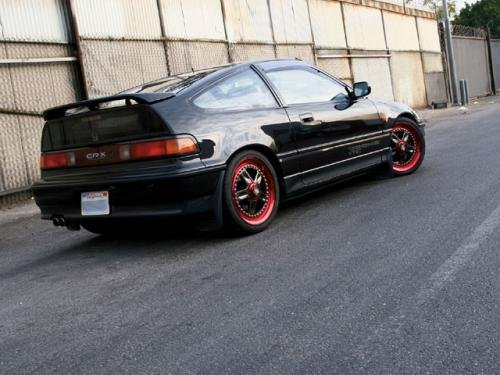 Photo of a 1988-1991 Honda CRX in Flint Black Metallic (paint color code NH526M)