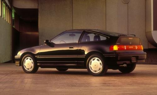Photo of a 1988-1991 Honda CRX in Flint Black Metallic (paint color code NH526M)