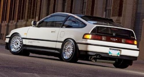 Photo of a 1991 Honda CRX in Frost White (paint color code NH538