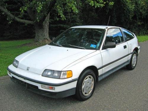 Photo of a 1991 Honda CRX in Frost White (paint color code NH538