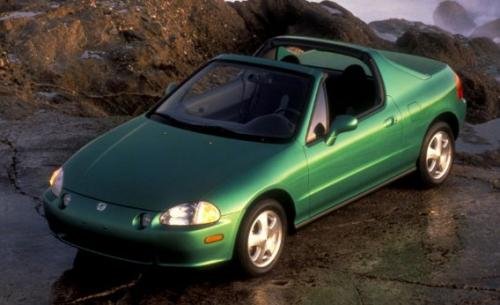 Photo of a 1993-1994 Honda Del Sol in Samba Green Pearl (paint color code GY15P)