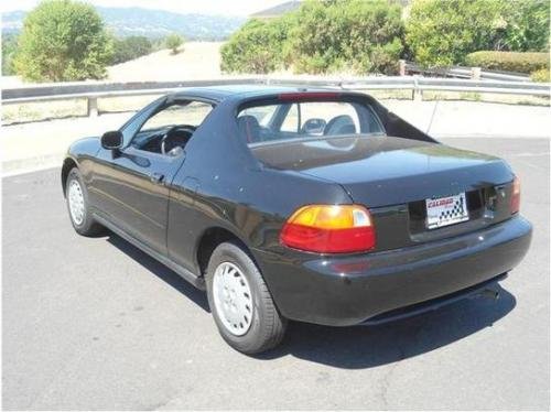 Photo of a 1993-1997 Honda Del Sol in Granada Black Pearl (paint color code NH503P)
