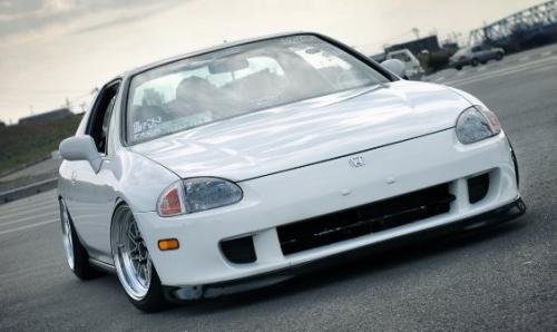 Photo of a 1993-1997 Honda Del Sol in Frost White (paint color code NH538)