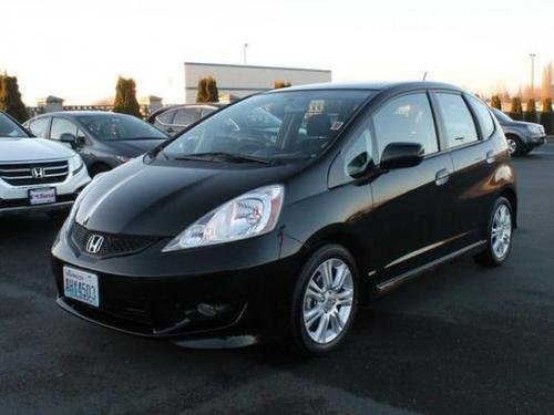 Photo of a 2009-2013 Honda Fit in Crystal Black Pearl (paint color code NH731P)