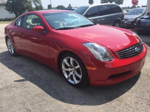 Photo of a 2003-2007 Infiniti G in Laser Red (paint color code AX6)