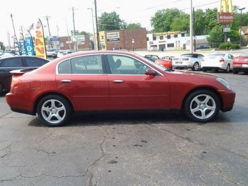 Photo of a 2004 Infiniti G in Garnet Fire (paint color code AY2)