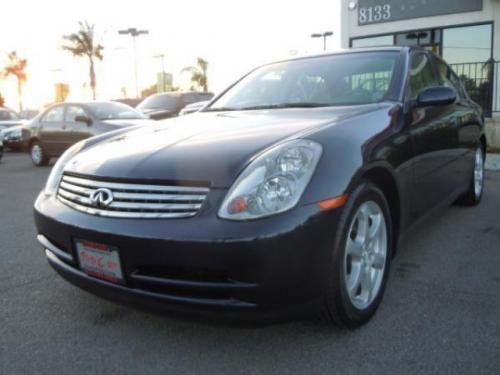 Photo of a 2003-2006 Infiniti G in Twilight Blue (paint color code BW5
