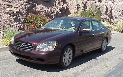 Photo of a 2003 Infiniti Q in Royal Cabernet (paint color code AX8)