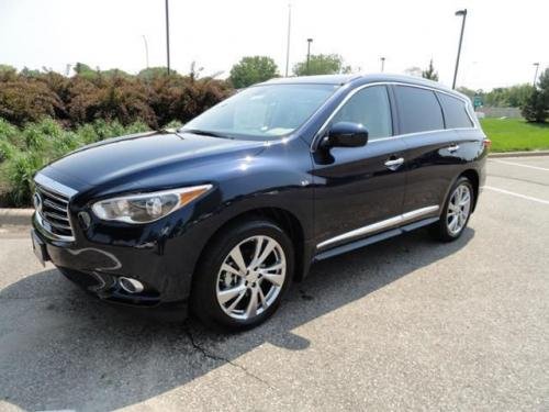Photo of a 2015-2018 Infiniti QX60 in Hermosa Blue (paint color code BW5