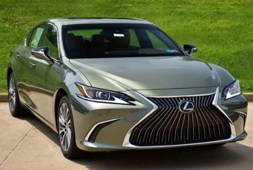 Photo of a 2019-2025 Lexus ES in Sunlit Green (paint color code 6X0)