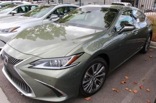 Photo of a 2019-2025 Lexus ES in Sunlit Green (paint color code 6X0)