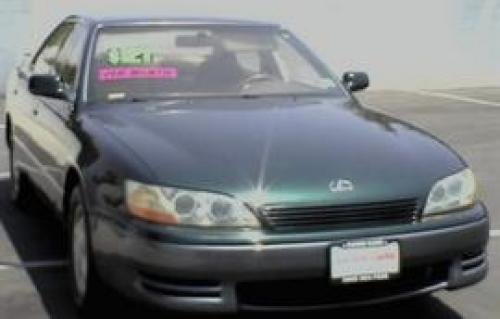 Photo of a 1992-1995 Lexus ES in Dark Emerald Pearl (paint color code 6M1)