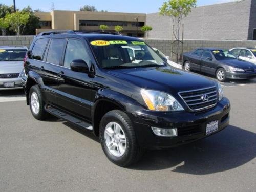 Photo of a 2003-2009 Lexus GX in Black Onyx (paint color code 202