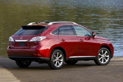 Photo of a 2010-2012 Lexus RX in Matador Red Mica (paint color code 3R1)