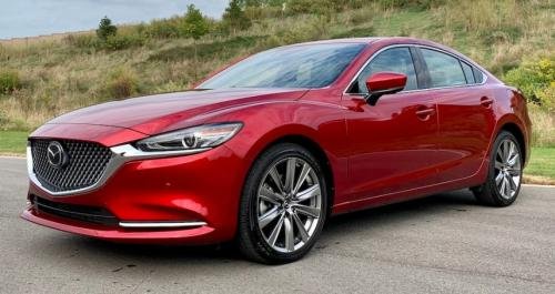 Photo of a 2018-2021 Mazda 6 in Soul Red Crystal Metallic (paint color code 46V)