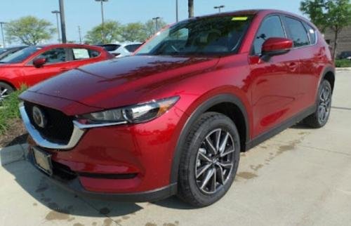 Photo of a 2017-2025 Mazda CX-5 in Soul Red Crystal Metallic (paint color code 46V)