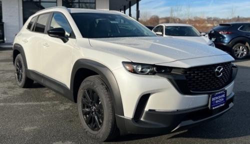 Photo of a 2023-2025 Mazda CX-50 in Wind Chill Pearl (paint color code 48K)