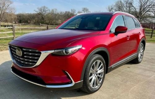 Photo of a 2021 Mazda CX-9 in Soul Red Crystal Metallic (paint color code 46V)