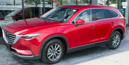 Photo of a 2018-2023 Mazda CX-9 in Soul Red Crystal Metallic (paint color code 46V)