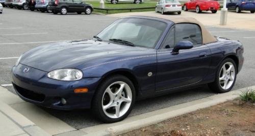 Photo of a 2001-2003 Mazda Miata in Midnight Blue Mica (paint color code 22A)