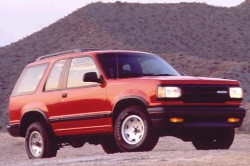 Photo of a 1992 Mazda Navajo in Bright Red (paint color code EPFORD)