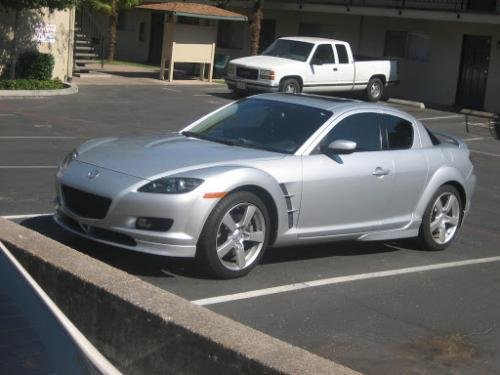 Photo of a 2004-2009 Mazda RX-8 in Sunlight Silver Metallic (paint color code 22V