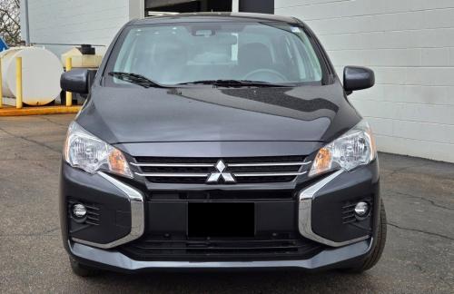 Photo of a 2024 Mitsubishi Mirage in Graphite Gray Metallic (paint color code JH3)