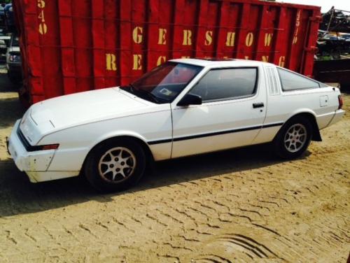 Photo of a 1985-1987 Mitsubishi Starion in Rocky White (paint color code W18)