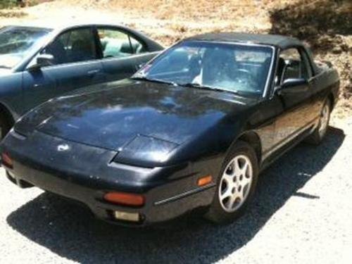 Photo of a 1989-1994 Nissan 240SX in Super Black (paint color code KH3)