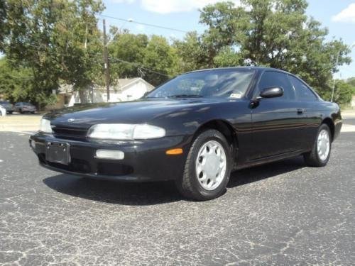 Photo of a 1995-1998 Nissan 240SX in Super Black (paint color code KH3