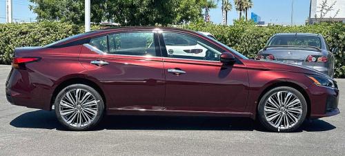 Photo of a 2024 Nissan Altima in Garnet Pearl Metallic (paint color code NCA)