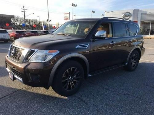 Photo of a 2017-2022 Nissan Armada in Mocha Almond Pearl (paint color code CAS)