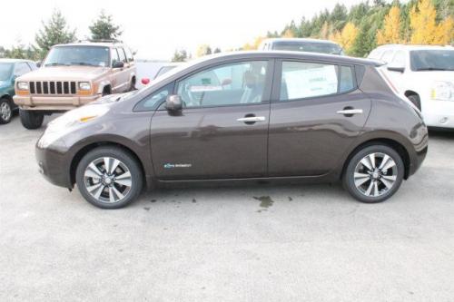Photo of a 2016 Nissan Leaf in Forged Bronze (paint color code CAT)