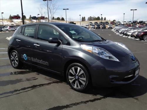 Photo of a 2013 Nissan Leaf in Metallic Slate (paint color code KBC)