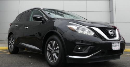 Photo of a 2021 Nissan Murano in Magnetic Black Pearl (paint color code G41