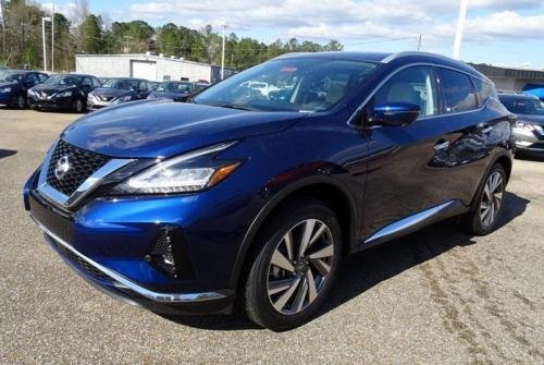 Photo of a 2019-2022 Nissan Murano in Deep Blue Pearl (paint color code RAY)