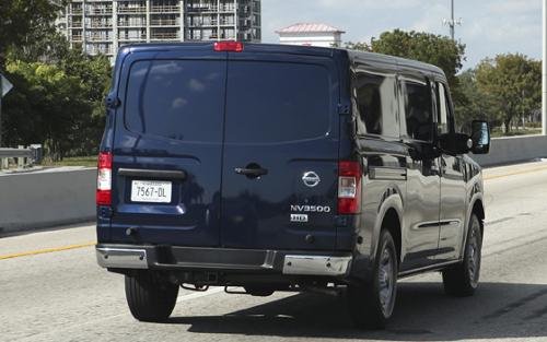 Photo of a 2012 Nissan NV in Navy Blue (paint color code RAB)