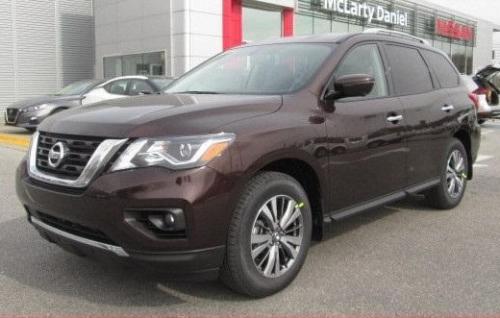 Photo of a 2019-2020 Nissan Pathfinder in Mocha Almond Pearl (paint color code CAS)