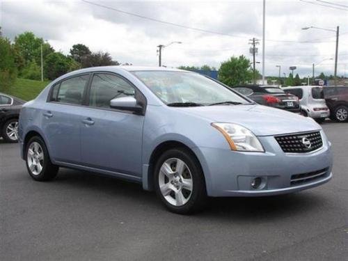Photo of a 2009 Nissan Sentra in Arctic Blue (paint color code RAF