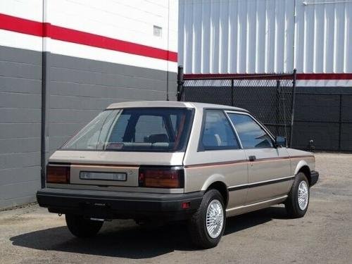 Photo of a 1989 Nissan Sentra in Light Beige Metallic (paint color code 449