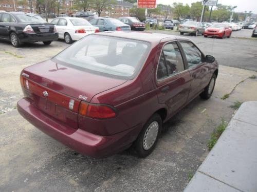 Photo of a 1998 Nissan Sentra in Ruby Pearl (paint color code AL0