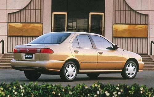 Photo of a 1998 Nissan Sentra in Goldstone (paint color code ES4)