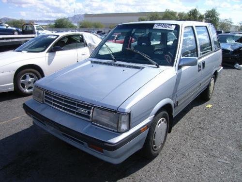 Photo of a 1987 Nissan Stanza in Blue Mist Metallic (paint color code 404)