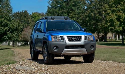 Photo of a 2014 Nissan Xterra in Metallic Blue (paint color code B17)