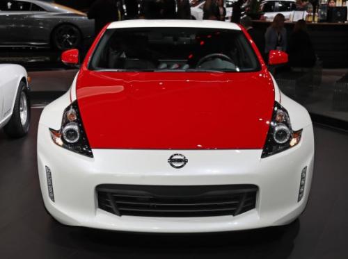 Photo of a 2020 Nissan Z in Solid Red on Prl White Tricoat (paint color code XDV)