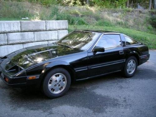 Photo of a 1986 Nissan Z in Thunder Black (paint color code 365)