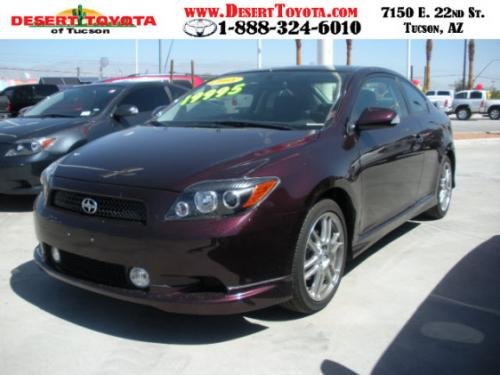 Photo of a 2008-2010 Scion tC in Sizzling Crimson Mica (paint color code 3R0)