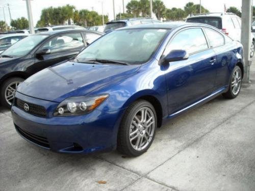 Photo of a 2008-2009 Scion tC in Blue Ribbon Metallic (paint color code 8T5