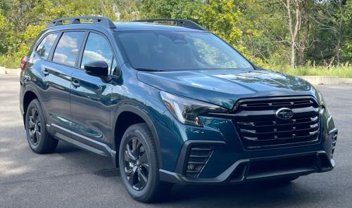 Photo of a 2027 Subaru Ascent in Deepwater Blue Pearl (paint color code 8D8)