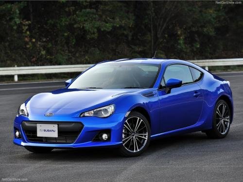 Photo of a 2013-2014 Subaru BRZ in World Rally Blue Pearl (paint color code 02C)